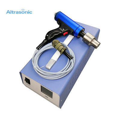 Hand Held Ultrasonic Spot Welding Machine for Joining Two Themoplastic Parts with No Pre-formed Hole