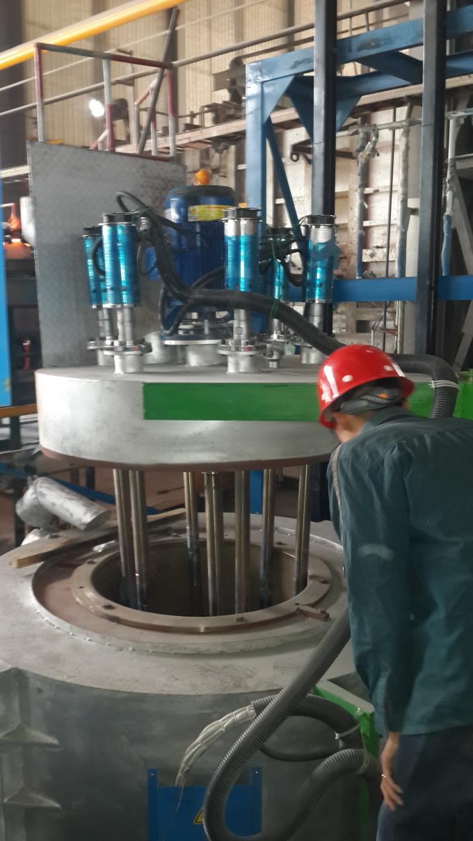 1kw ultrasonic metal melt treatment system , aluminum solution