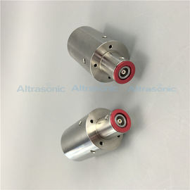Heat Resistance 2 Ceramic Discs Ultrasonic Welding Transducer 25mm Ceramic Diameter