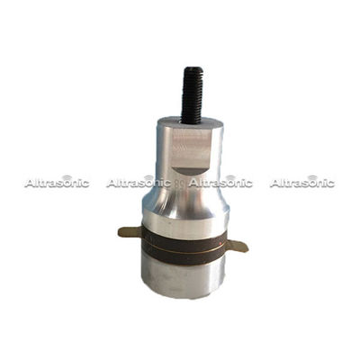 35Khz Ultrasonic Welding Transducer , 2 Ceramics Spot Welder Sewing Machine