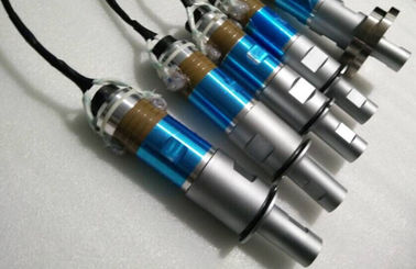 NTK 1800w Ultrasonic Welding Transducer With Booster , 20khz And 11-12nf Capacitance