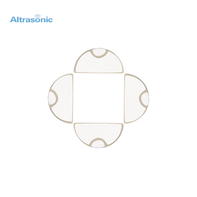 PZT Electrical Ceramics Non standard Shape Ultrasonic Transducer For Medical Ultrasonic Machines