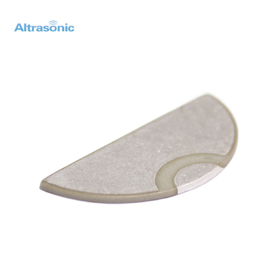 Semicircle Ultrasonic Transducer Ceramic Sheet Disk For Fetal Doppler Monitor