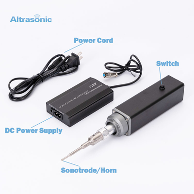 Portable HandHeld Ultrasonic Homogenizer Device Operated Laboratory