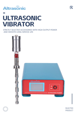 20kHz 1500Watt Ultrasonic Homogenizer System Titanium Alloy Probe Touch Screen