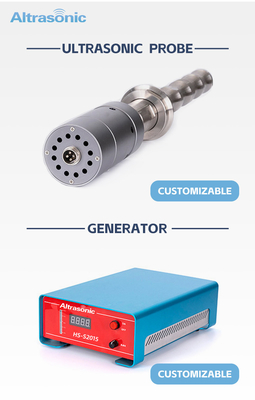 20kHz 1000W Ultrasonic Homogenizer System Titanium Alloy Probe Touch Screen