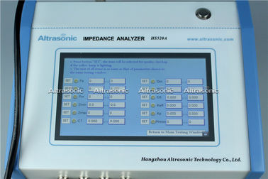 Portable And Easy Operate Touch Screen Analyzer For Ultrasonic Transducer And Horn