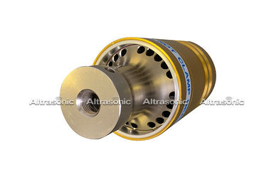 Replacement 20Khz Branson803 Ultrasonic Converter / Ultrasonic Transducers With Golden Shell