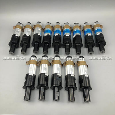 20 KHz 1500W 4PCs PZT Ultrasonic Transducer , Ultrasonic Welding Transducer