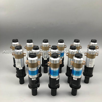 20 KHz 1500W 4PCs PZT Ultrasonic Transducer , Ultrasonic Welding Transducer