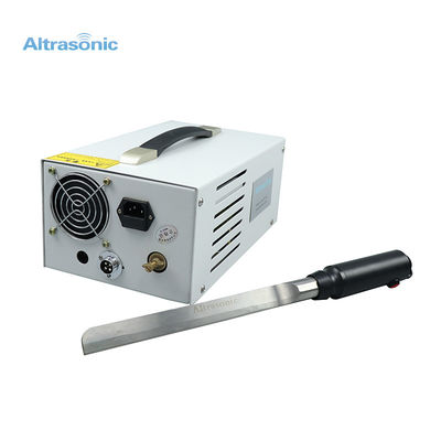 Ultrasonic Food Cutting Machine For Frozen Meat Chorizo Bacon Cheese Nougat