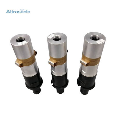 Booster Ultrasonic Welding Transducer , High Frequency Piezoelectric Transducer 20K