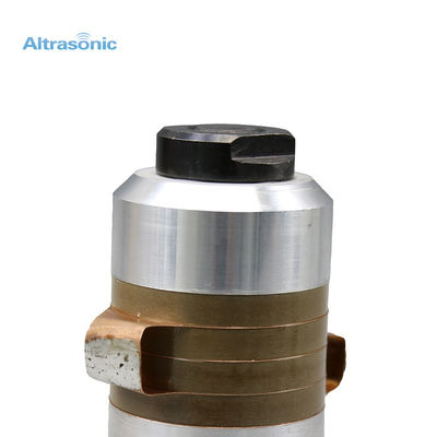 Plastic Welding Ultrasonic Transducer 15Khz 16um Amplitude 4 Ceramics