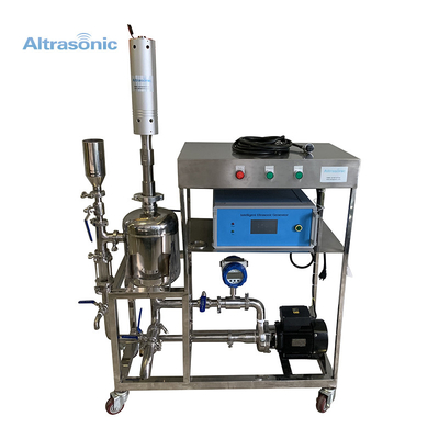 3000W 20kHz Ultrasonic Tube Reactor For Through Flow Sonochemistry