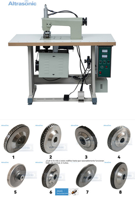 Customizable Roller Ultrasonic Lace Sewing Machine 2800 Watt