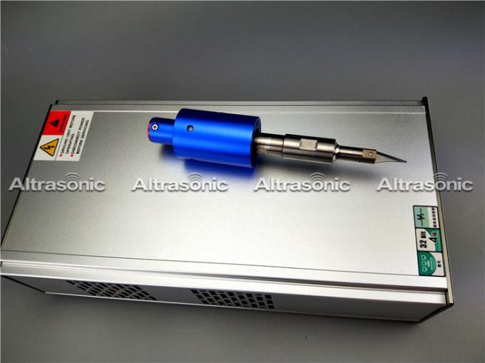 30 KHZ Ultrasonic Plastic Cutting Knife Fixed On Automatic Production Lines