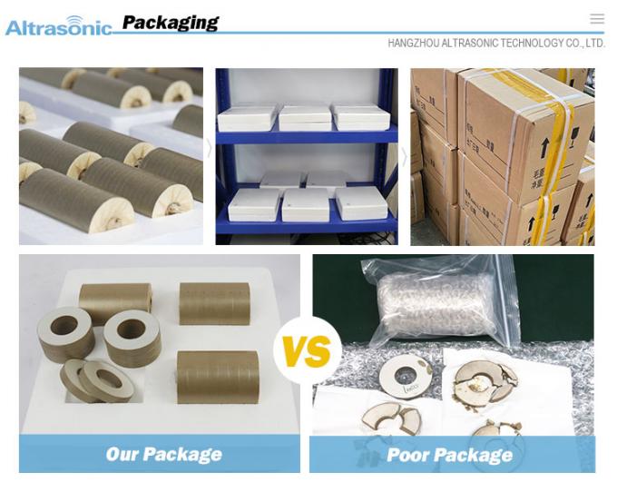 High Frequency Ultrasonic Piezoelectric Ceramic Disc For Transducer