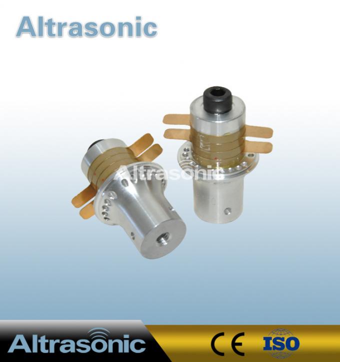 Ceramic Welding Piezoelectric Ultrasonic Welding Transducer 900W 40mm